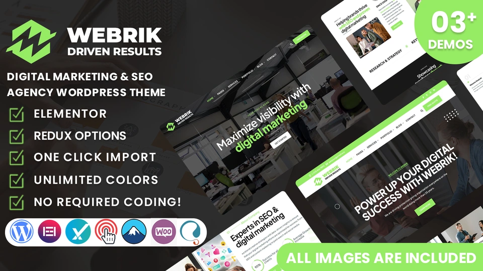 Webrik - Digital Marketing & SEO Agency WordPress Theme