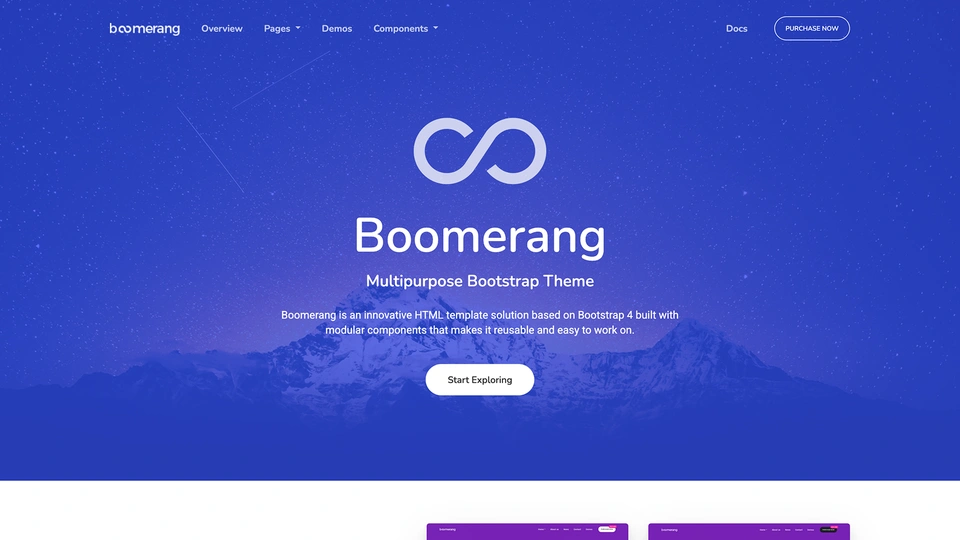 Boomerang - Multipurpose Bootstrap Template