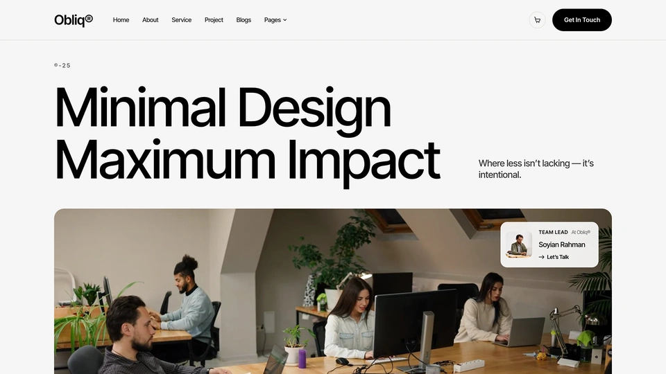Obliq - Digital Agency & Portfolio Next.js Template