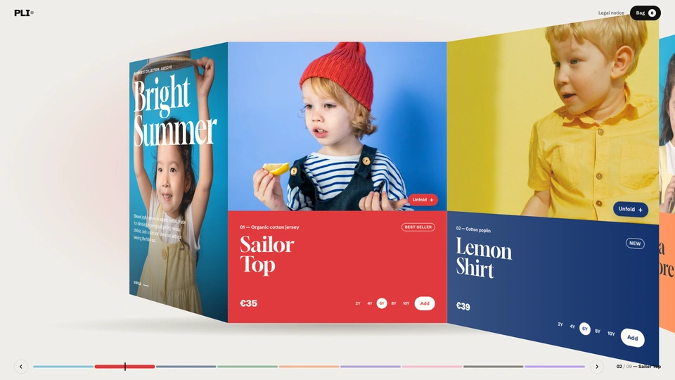 Leporello - Fold-Out Bootstrap E-commerce Template for Small Shops