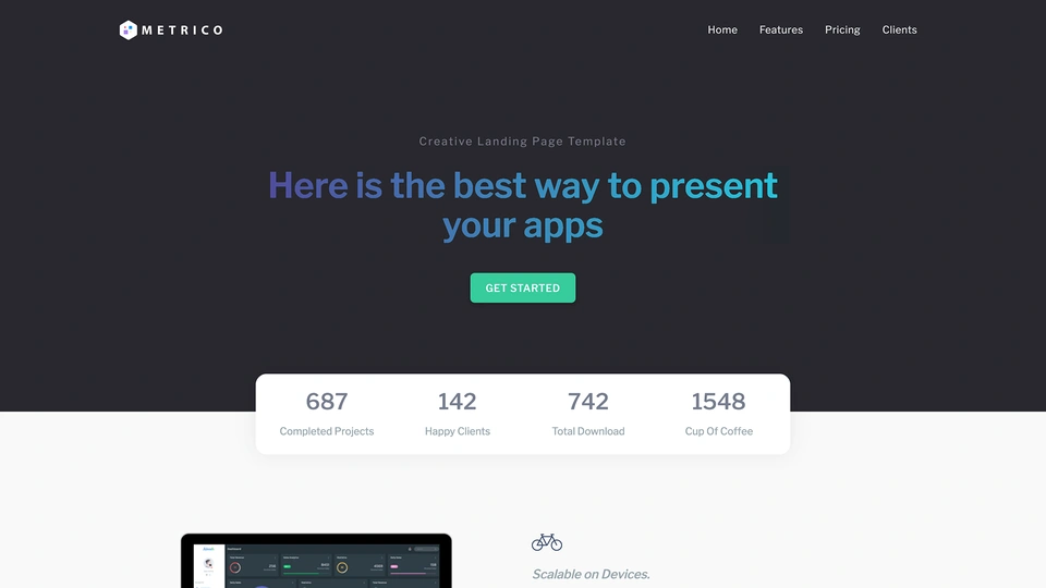 Metrico - Bootstrap 5 Landing Page Template
